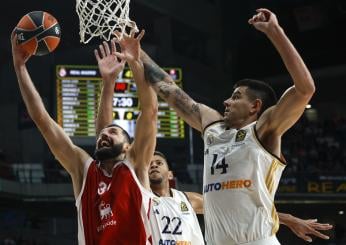 Basket, Virtus Bologna e Olimpia Milano cedono nella nona giornata