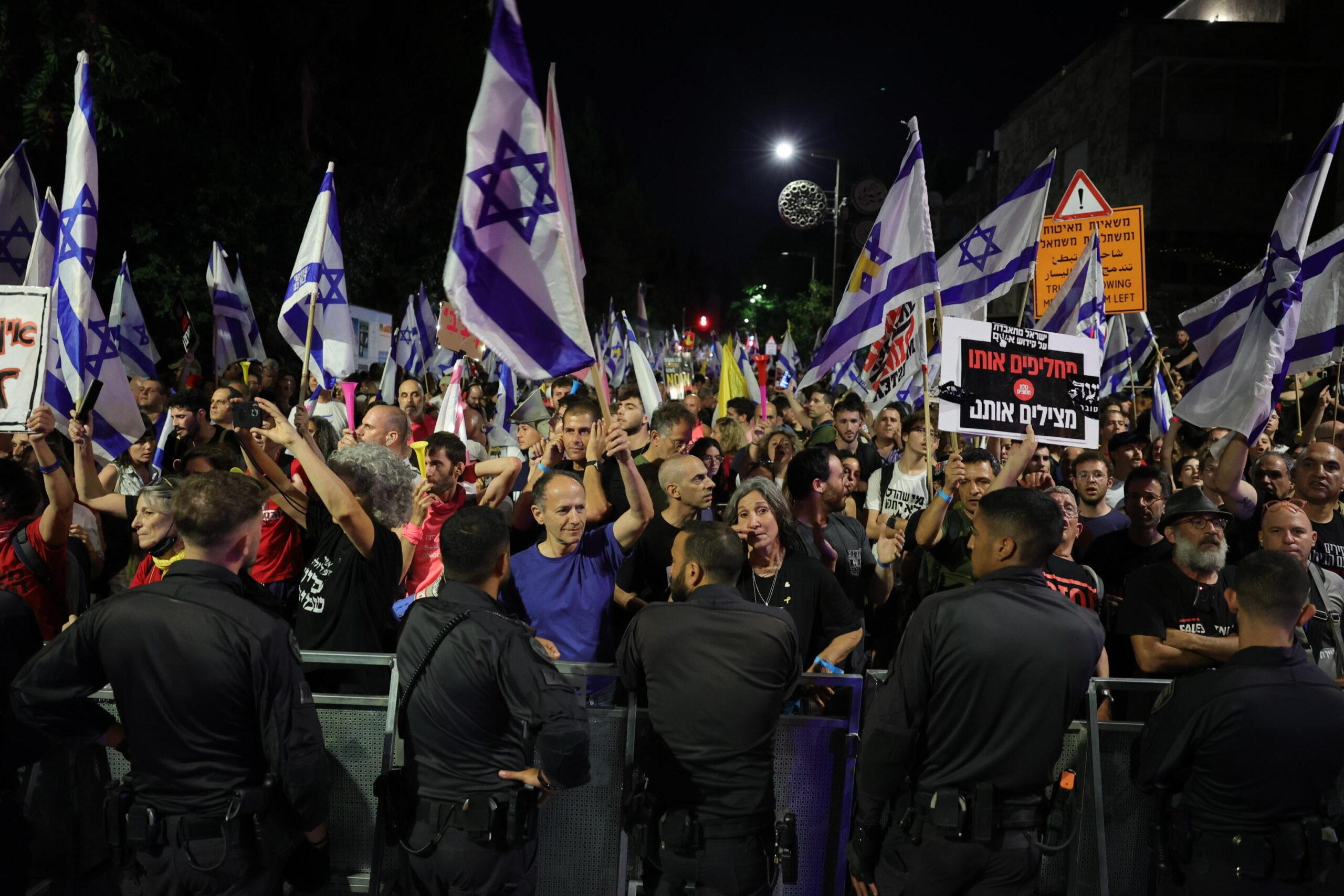 proteste israele netanyahu ostaggi oggi