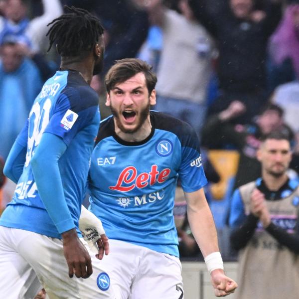 Napoli-Inter 3-1, la grande rete di Di Lorenzo condanna Inzaghi