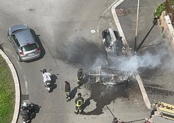 Inferno a Roma, via Tiburtina “sputa” fuoco: incendio in mezzo al traffico