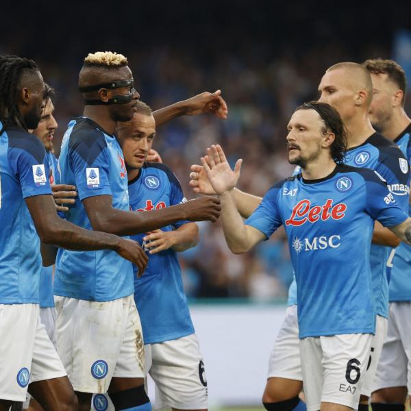 Napoli-Sampdoria 2-0, Osimhen e Simeone onorano l’ultima gara stagionale