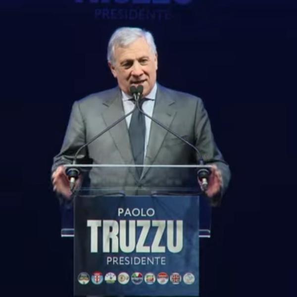 Elezioni Regionali in Sardegna 2024, Tajani: “Il centrodestra è unito, mi dispiace per la sinistra. Lavoriamo per vincere” | VIDEO