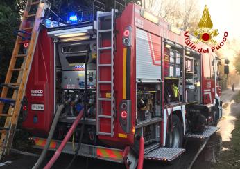 Vicenza, vasto incendio nell’azienda tessile di Sossano: densa colo…