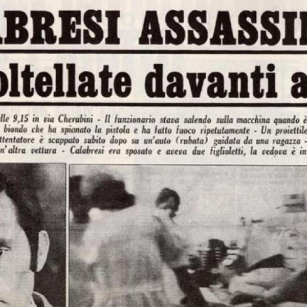 L’attualità dell’assassinio del commissario Luigi Calabresi