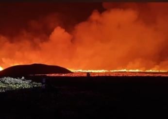 Eruzione di un vulcano in Islanda a sud di Reykjavik: la situazione oggi | VIDEO