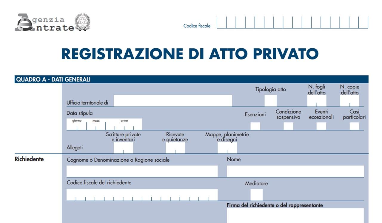 Come compilare il Modello RAP per registrare il comodato d’uso gratuito nel 2024