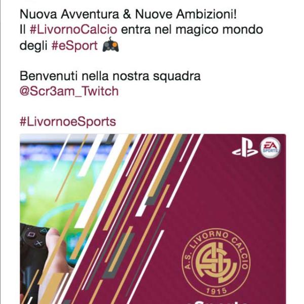 Calcio virtuale E-Cup Livorno aggancia Monterosi