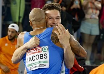 Europei Atletica 2024, Jacobs dopo l’oro nella 4X100: “Serata magnifica, a Parigi vogliamo vincere”. Tortu: “Squadra formidabile” | VIDEO