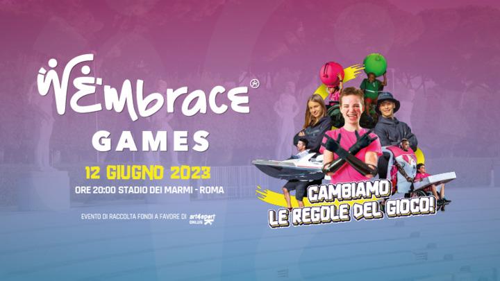 WEmbrace Games 2023 Roma, grandi sfide spettacolari tra piccoli e grandi: l’evento per Cambiare le regole del gioco