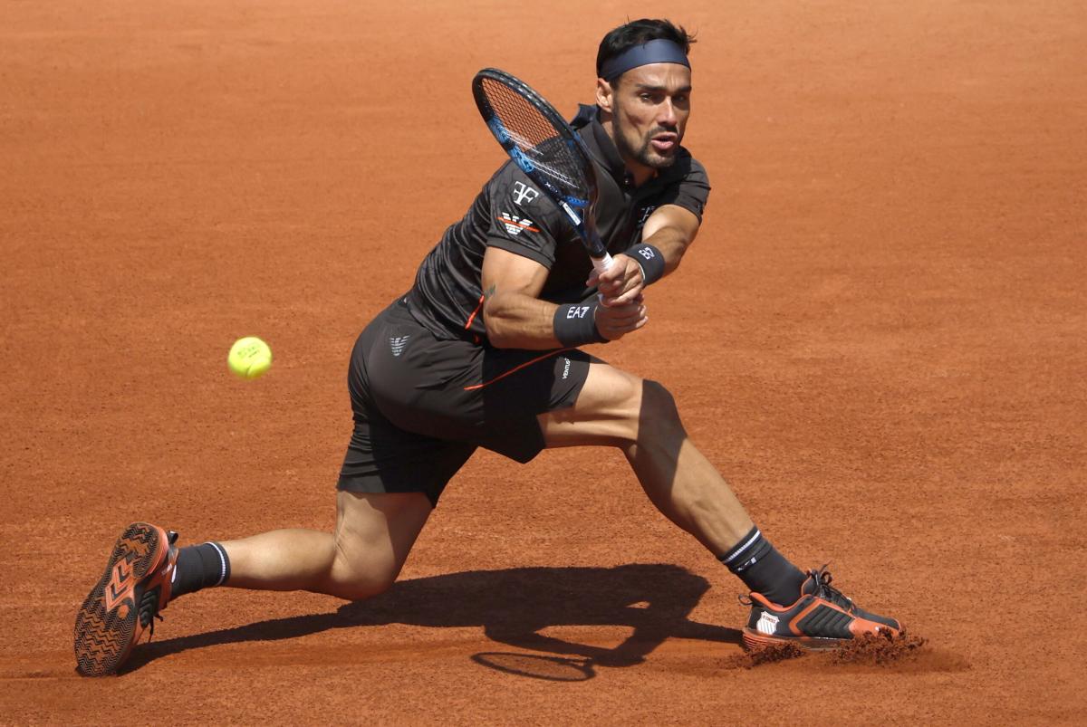 Roland Garros, Fabio Fognini supera Auger-Aliassime in tre set