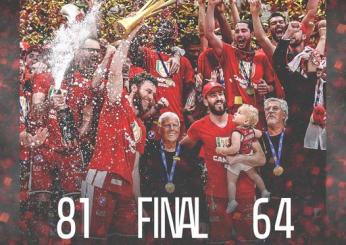 Armani Exchange Campione d’Italia 81-64 alla Virtus Bologna (4-2)