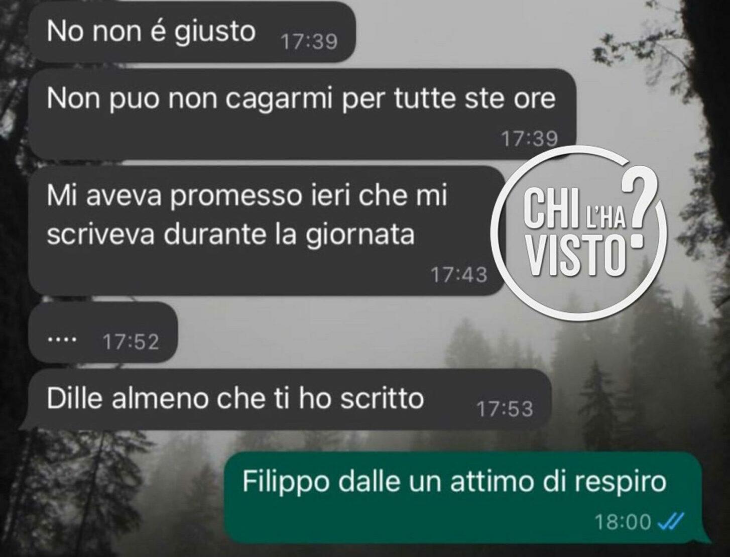 Giulia Cecchettin, l’ossessione di Filippo Turetta negli sms inviati alla sorella: “Falle accendere il telefono”