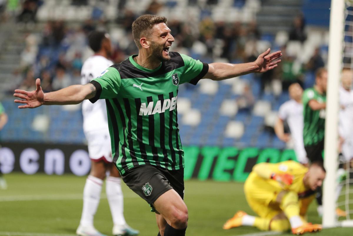 Sassuolo-Bologna 1-1: a Berardi replica Dominguez