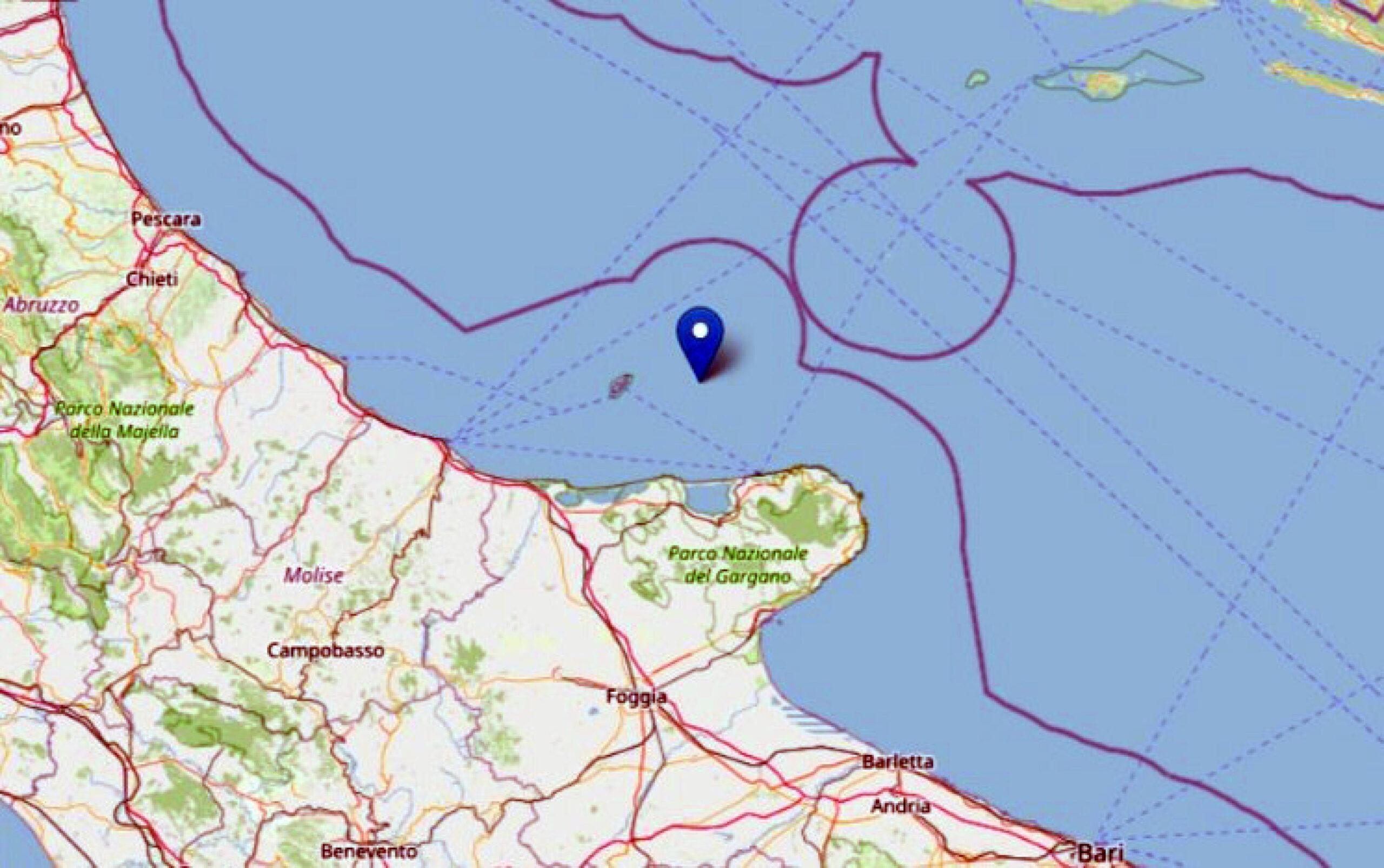 Terremoto sul Gargano (Foggia) oggi 21 giugno 2023: scossa di magnitudo 4.2 avvertita anche in Molise e Abruzzo