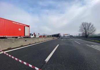 Incidente sulla A1, tra Capua e Caianello. Muore autista di un tir …