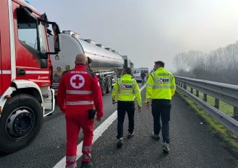 Grave incidente sull’A1 tra Frosinone e Ceprano: scontro tra due auto, quattro feriti tra cui due bambini