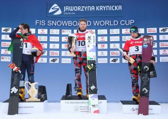 Snowboard, riscatto Bormolini a Krynica: è terzo