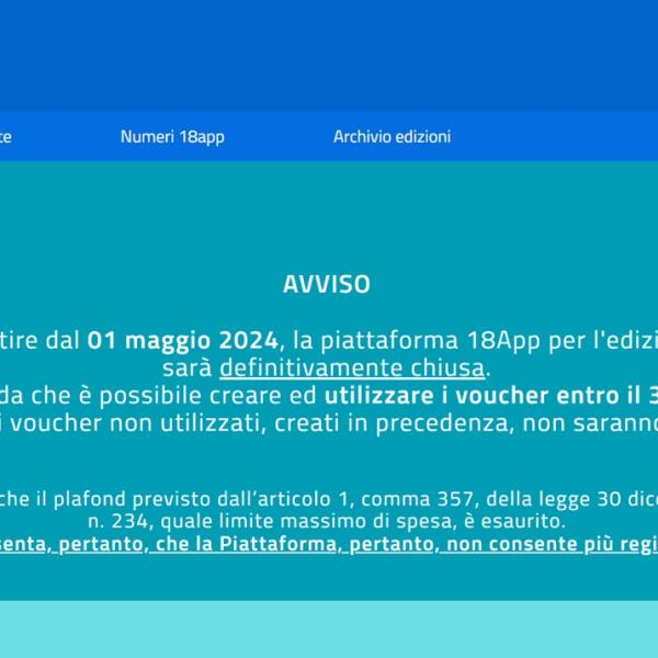 Bonus Cultura 18app in scadenza: cosa si può acquistare