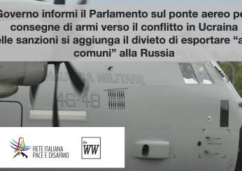 Russia Italia e la guerra: “Stiamo partecipando a ponte aereo militare”