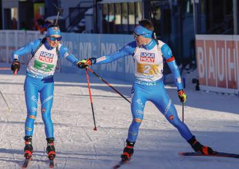 Biathlon maschile Anterselva: 20° Lukas Hofer, vince Vetle Sjaastad Christiansen