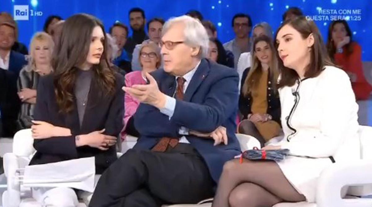 Vittorio Sgarbi a Domenica in: “Le ragazze del 2000, tutte tro*e”. …