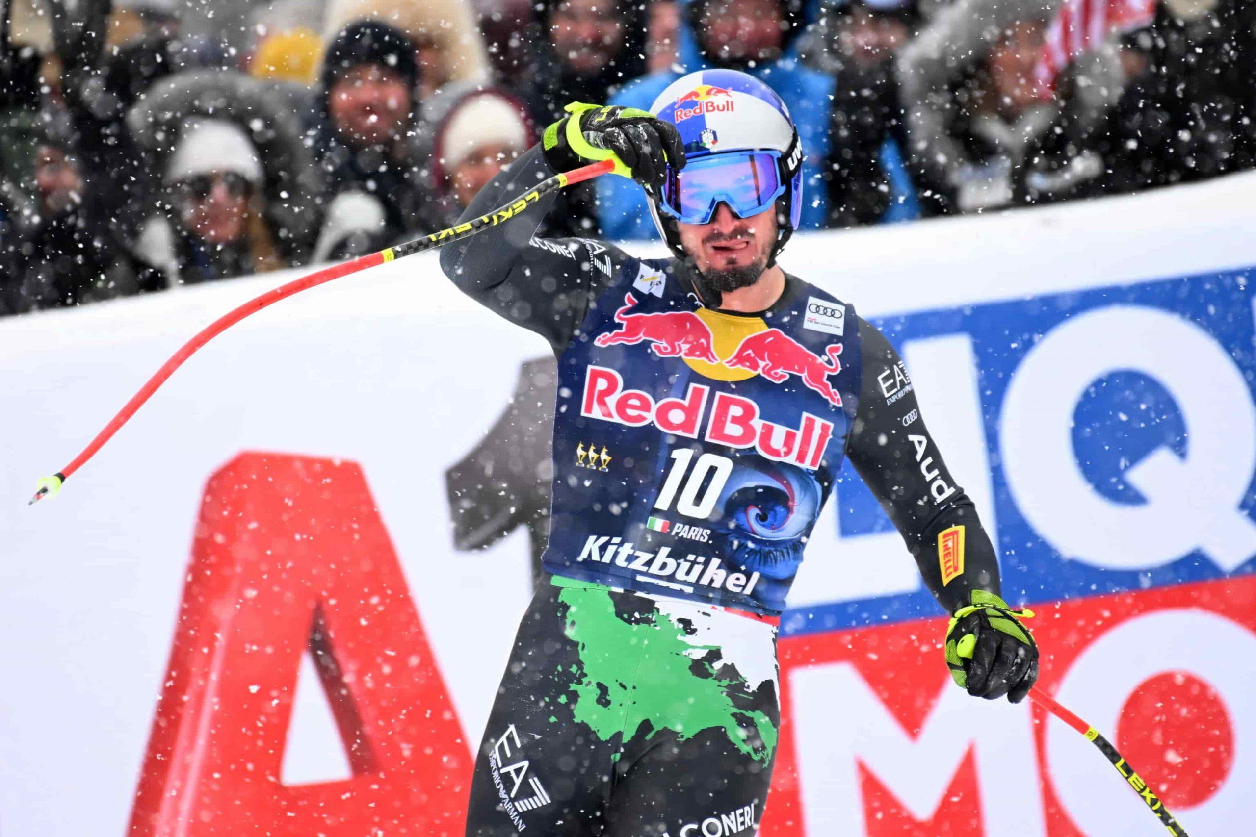 Sci alpino, Paris 2º nel SuperG di Cortina: “Non me l’aspettavo”