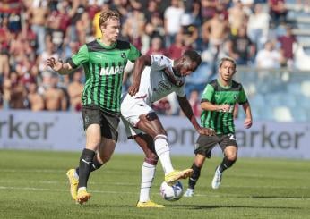 Dove vedere Salernitana-Sassuolo?