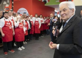 Pizza Aut a Monza, visita di Mattarella per la Giornata dell’autism…