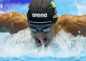 Nuoto, altre quattro medaglie per l’Italia agli Europei in vasca corta: doppio argento Razzetti