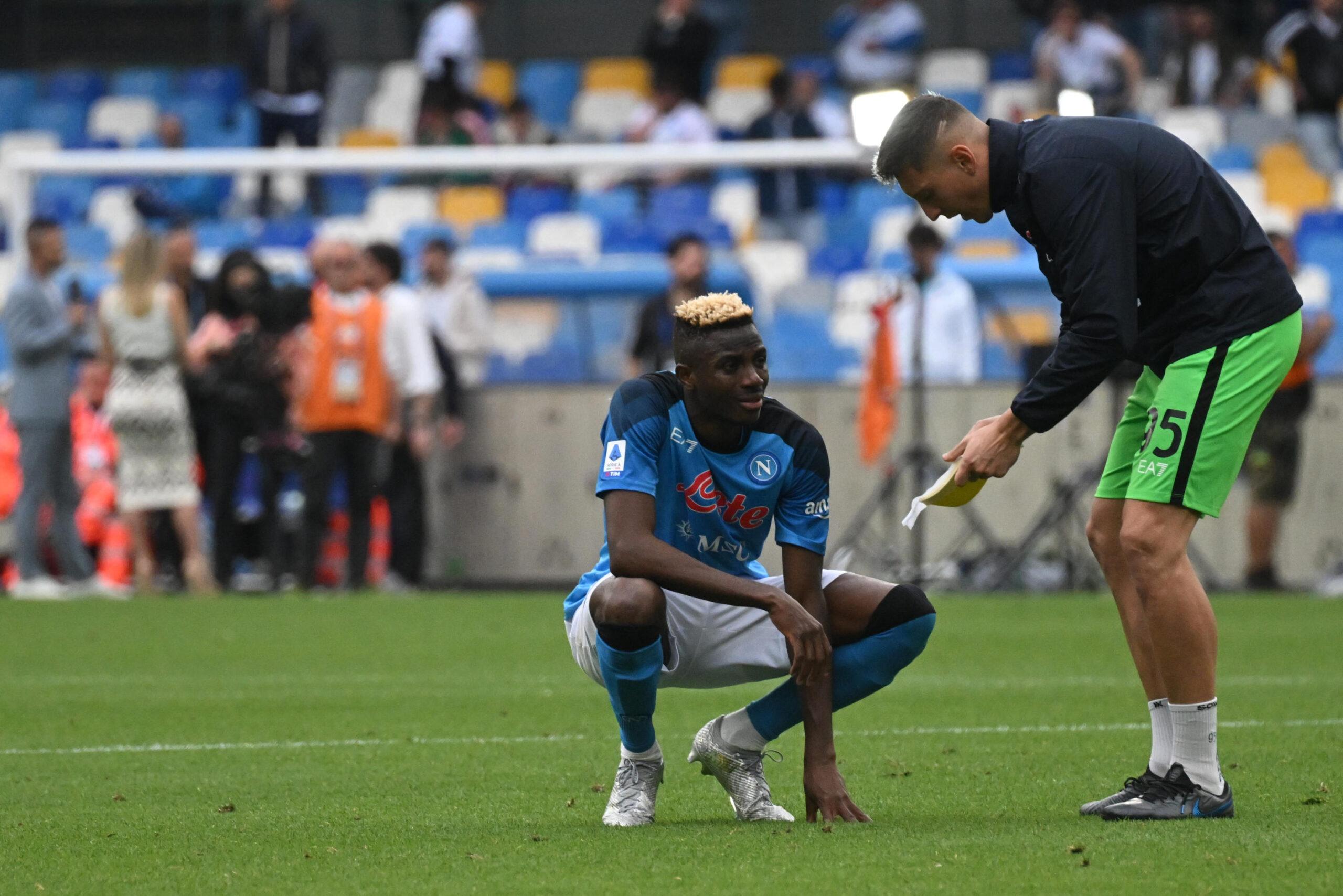 Napoli-Salernitana sfottò virale sui social: “È stato il piede di Dia”  