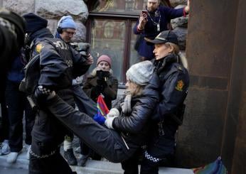 Greta Thunberg arrestata in Norvegia: manifestava in favore dei pascoli delle renne