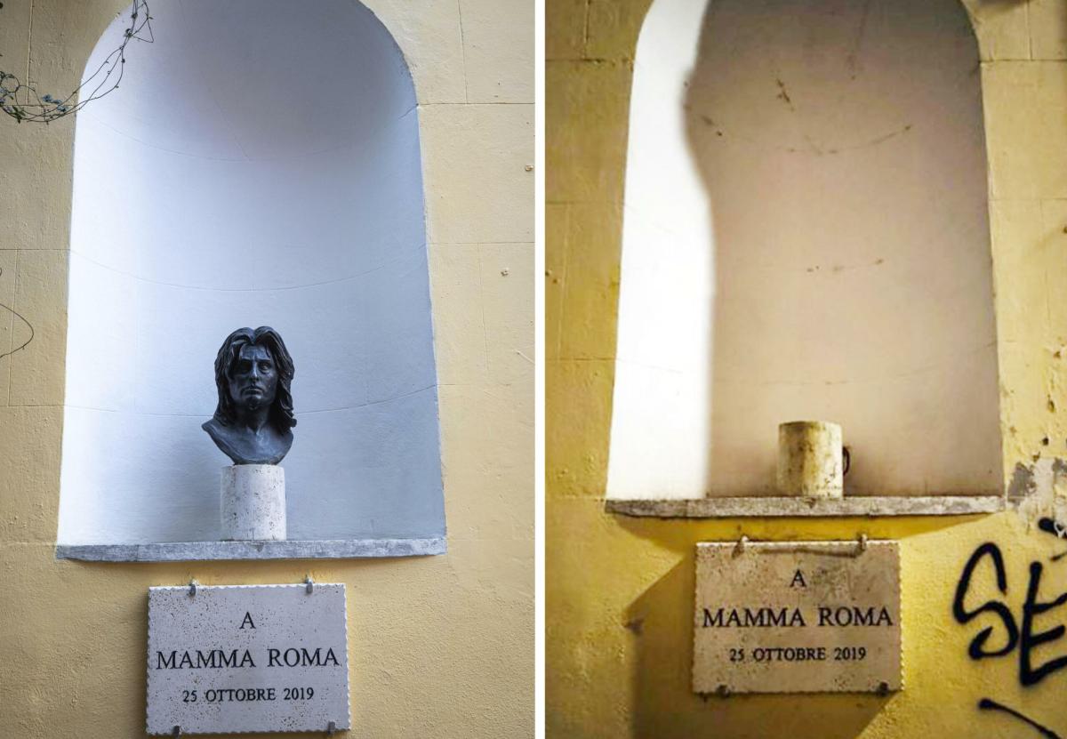 Roma, busto di Anna Magnani sfregiato e rubato a Trastevere: è stato ritrovato, caccia ai vandali