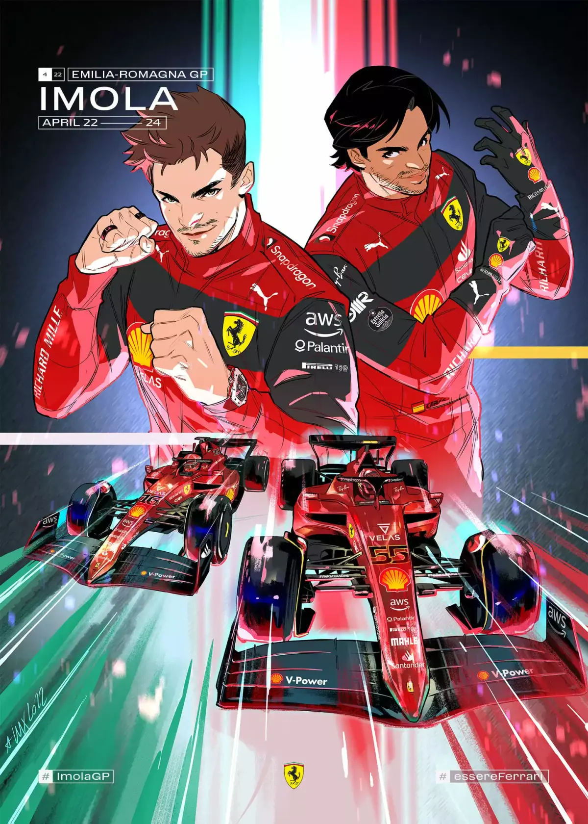 Ferrari, Leclerc e Sainz diventano due “anime”