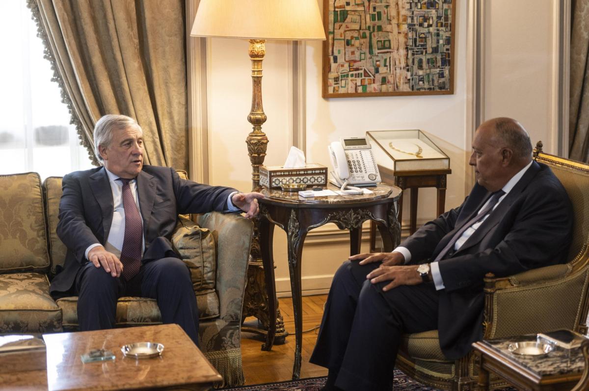 Tajani in Egitto, il ministro a colloquio con l’omologo Shoukry: “P…