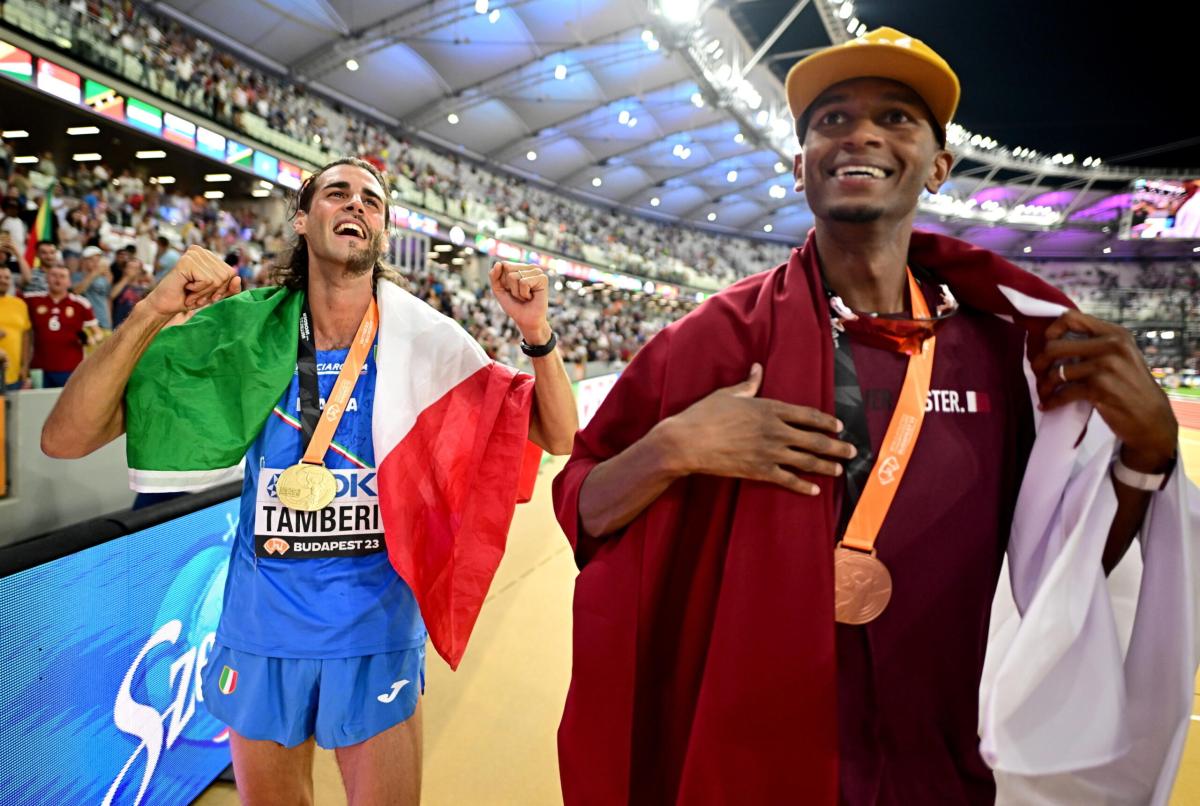 Mondiali atletica Budapest 2023. Tamberi: “Con mio padre non parlo …