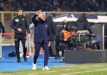 Lecce Roma, Mourinho: “Forse manca il secondo giallo su Strefezza, ma Aureliano ha fatto del suo meglio”