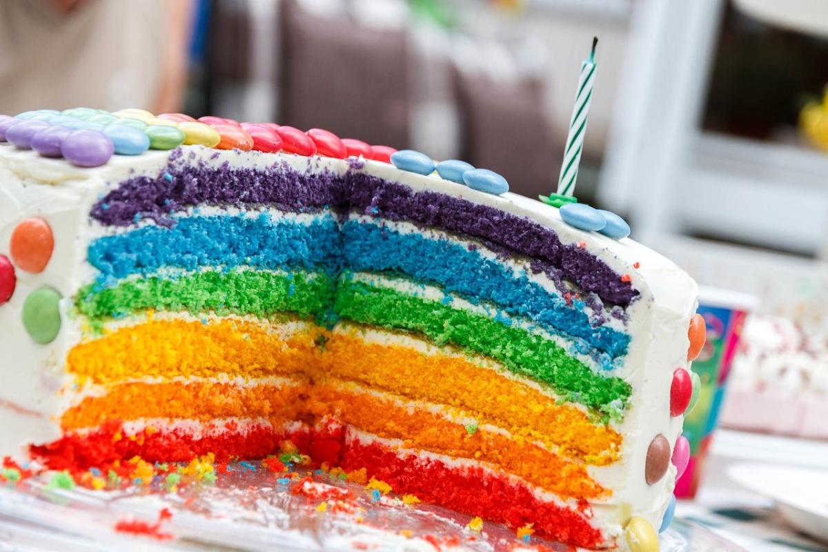 Rainbow cake: la ricetta della torta arcobaleno