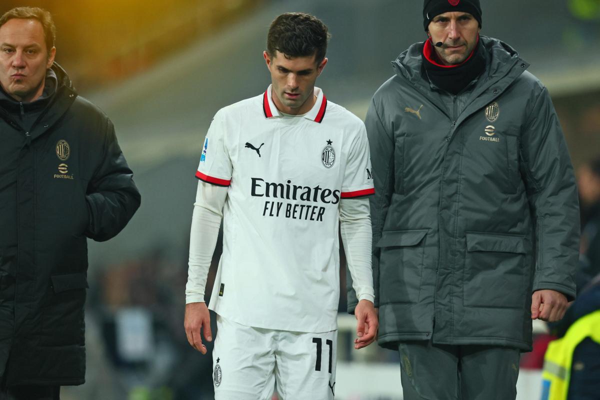 Pulisic fermo ancora ai box: il Milan non potrà contare su di lui nel match contro la Roma