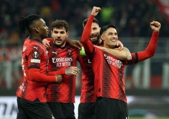 Milan-Slavia Praga 4-2, i rossoneri ‘vedono’ i quarti: cronaca e tabellino