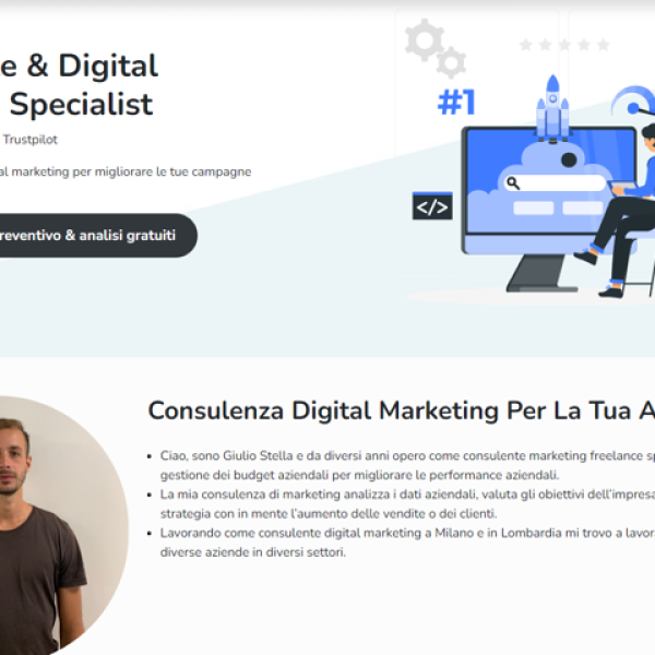 Consulente di Marketing Online presso Gstarseo.it Dietro le quinte del digital marketing