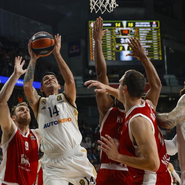 Eurolega, l’Olimpia non riesce a fermare il Real Madrid