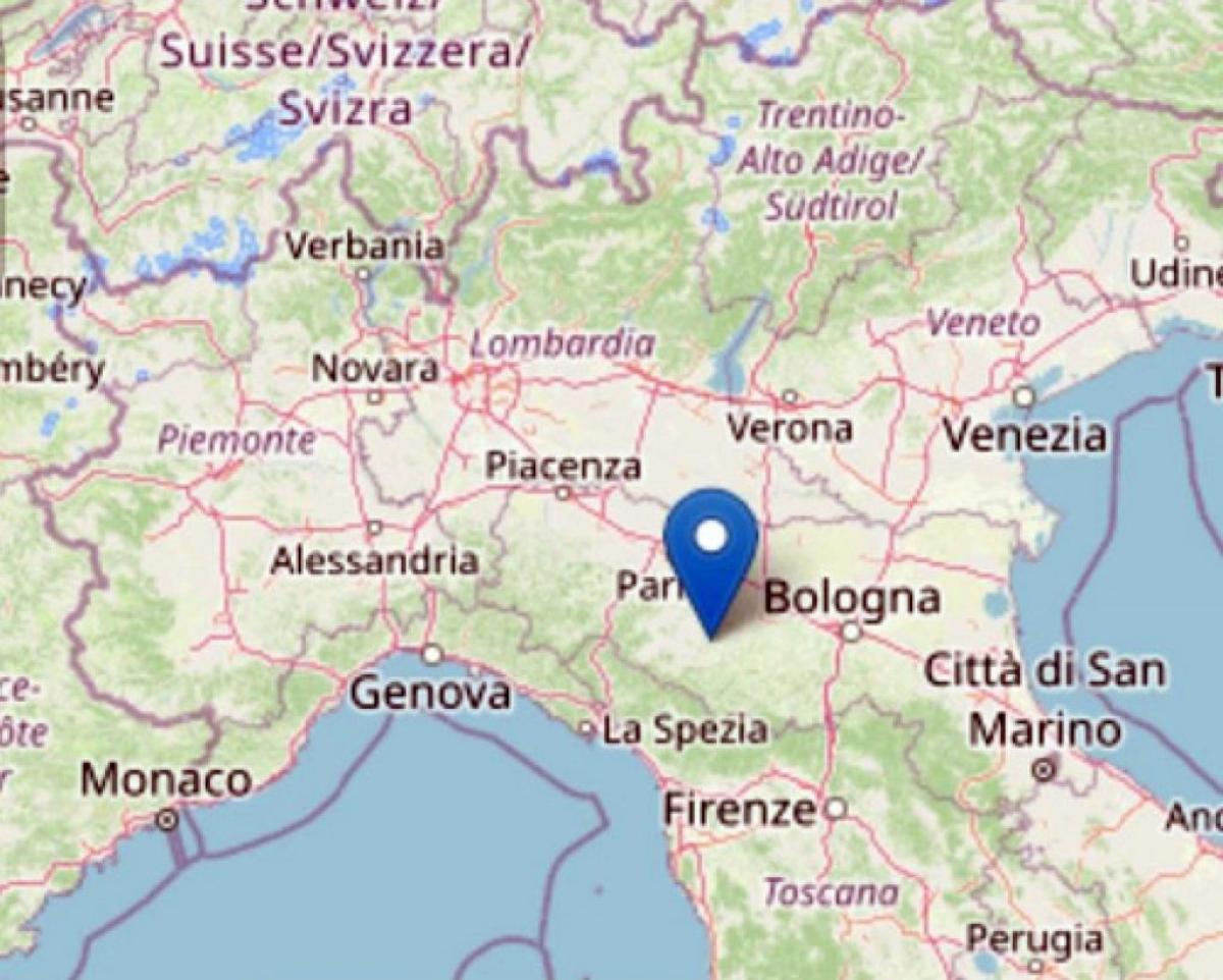 Terremoto Reggio Emilia: scossa di magnitudo 2.9