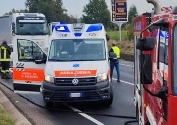 Teramo, incidente a Piano della Lenta: scontro tra auto e camion, morto un 58enne a causa di un malore