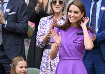 Kate Middleton perché ha scelto un vestito viola per la finale di Wimbledon 2024? Significato del look | FOTO