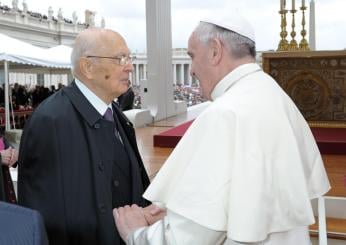 Napolitano, l’accorato telegramma di Papa Francesco alla moglie