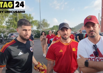 Roma-Genoa, i tifosi fuori dall’Olimpico: “Ottima stagione, ripartire da Svilar e De Rossi”. Ma non mancano le critiche | VIDEO