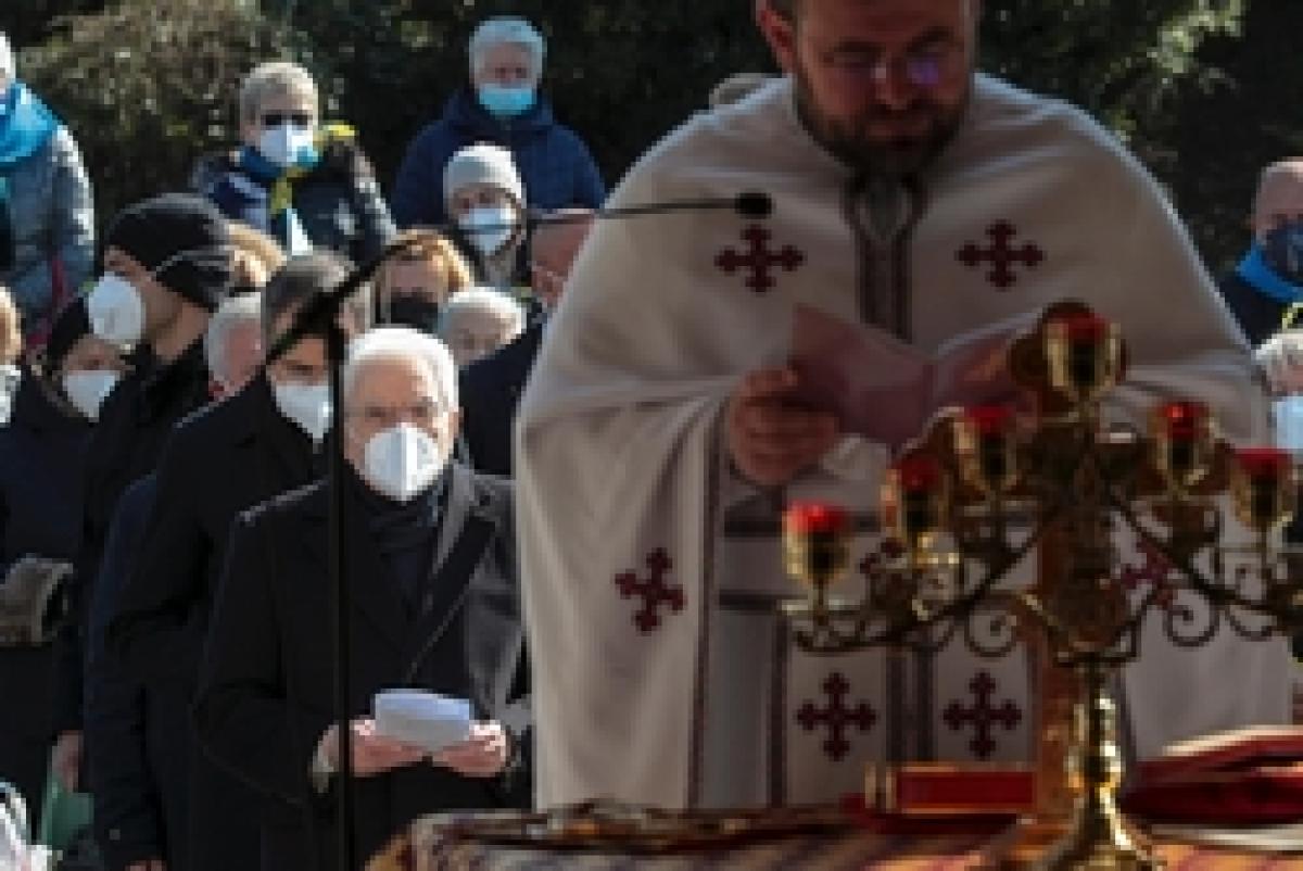 Ucraina, Mattarella presente alla messa di Santa Sofia a Roma