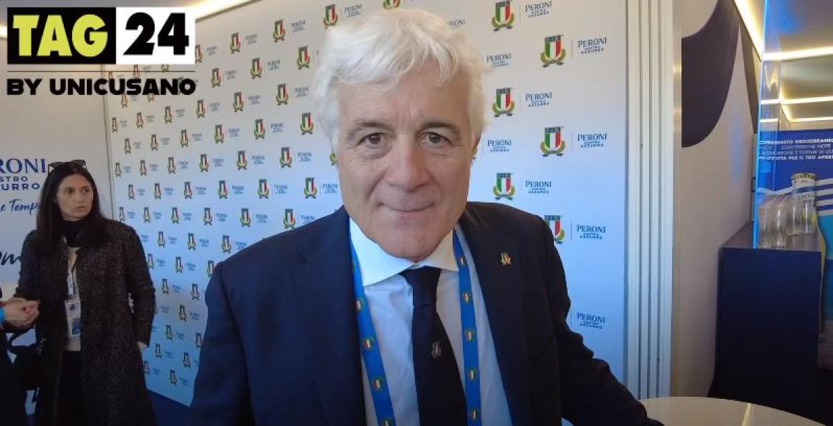 Sei Nazioni 2024, il presidente federale Innocenzi per Italia-Inghilterra: “Olimpico pieno con rugby e Roma, servono più risorse” | VIDEO