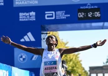 Maratona di Berlino: Assefa migliora il record del mondo femminile