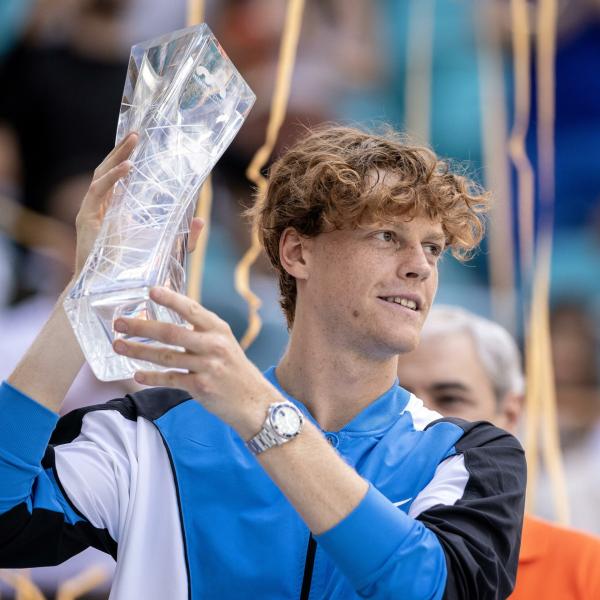 Sinner vince il Masters 1000 di Miami, arrivano gli auguri di Giorgia Meloni: “Grazie Jannik, porti l’Italia ancora più in alto”